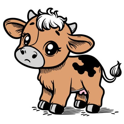 baby cow