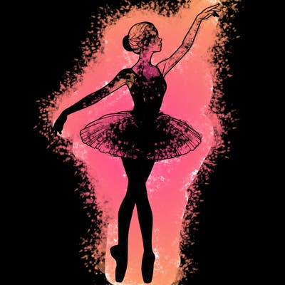 realistic ballerina