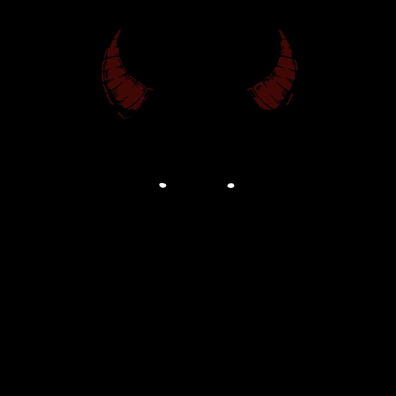 realistic girl with devil horns