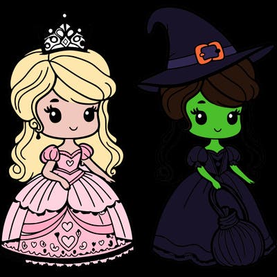 princess as a witch