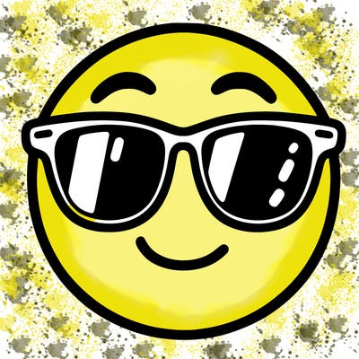 emoji with sunglasses