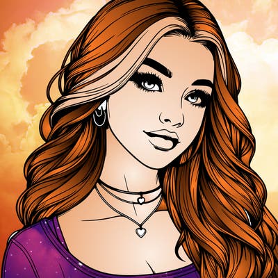 detailed realistic girl