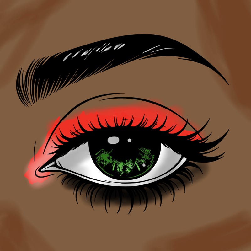 eye closed realistic