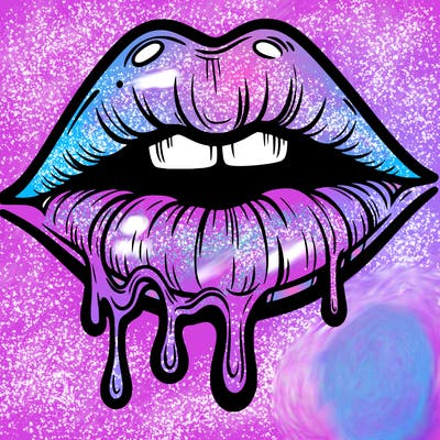 lips that look realistic and drip