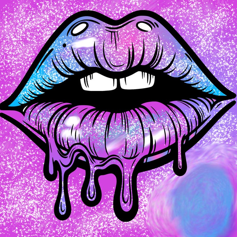 lips that look realistic and drip