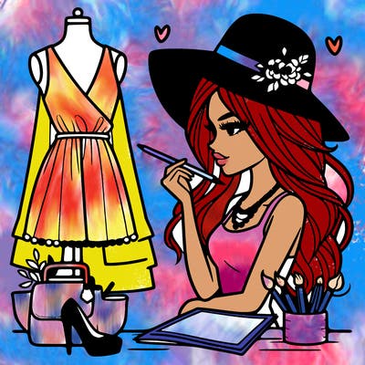 a stylish fashion designer