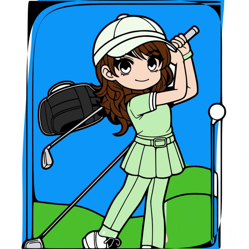 golf girl