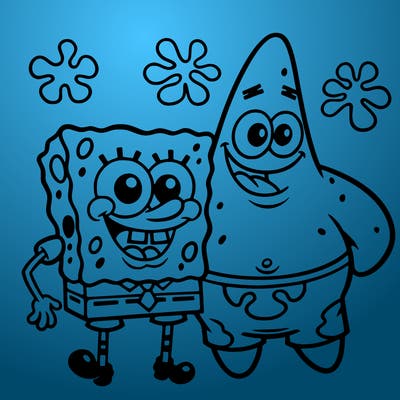 sponge bob with patrick