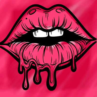 lips that look realistic and drip