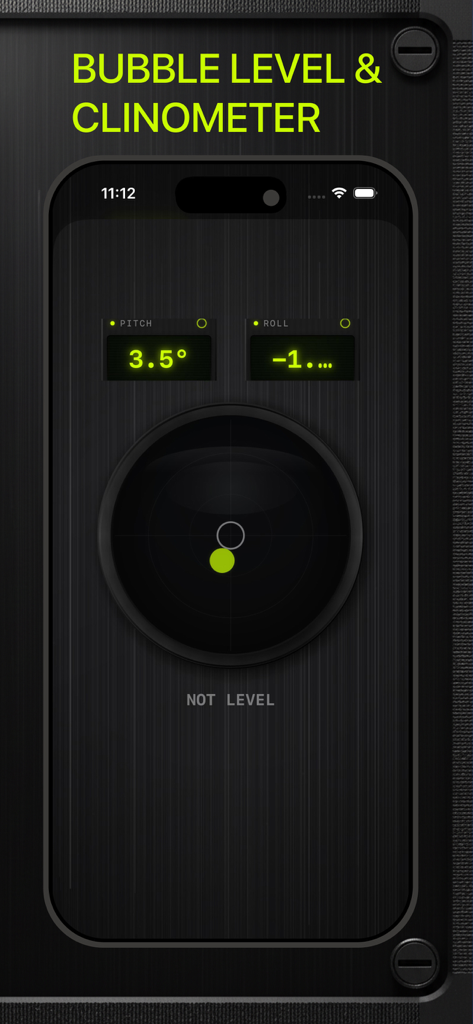 Compass X: GPS Map,Tracker - Interfaz digital de nivel de burbuja e inclinómetro para medir cabeceo y balanceo en la aplicación Compass X