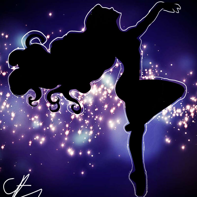 realistic woman dancer