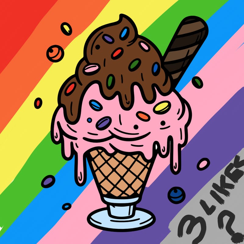 a delicious ice cream