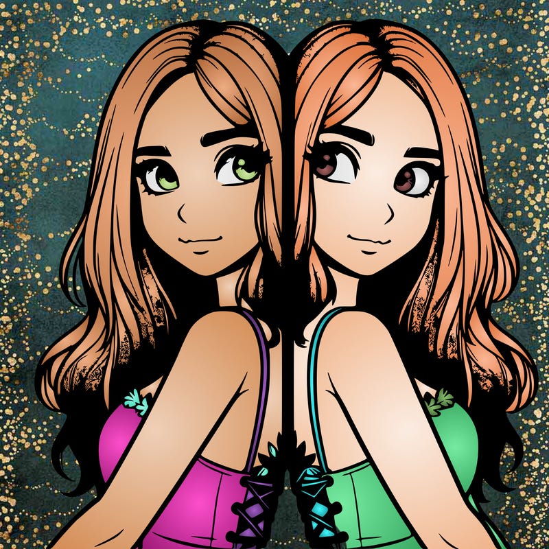 a realistic girl split