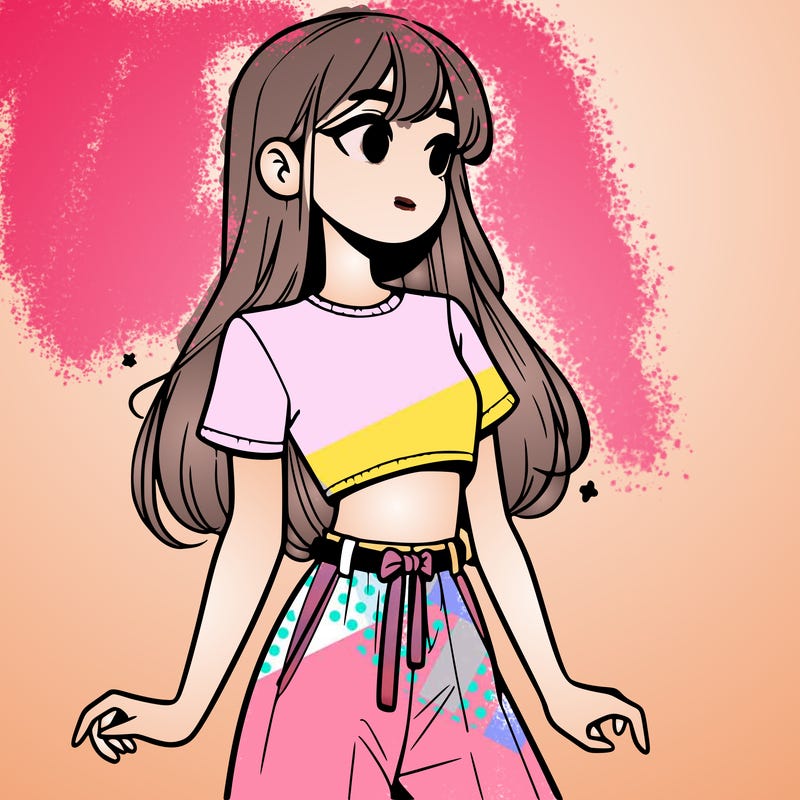 girl in a cute crop top