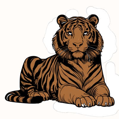 realistic tiger