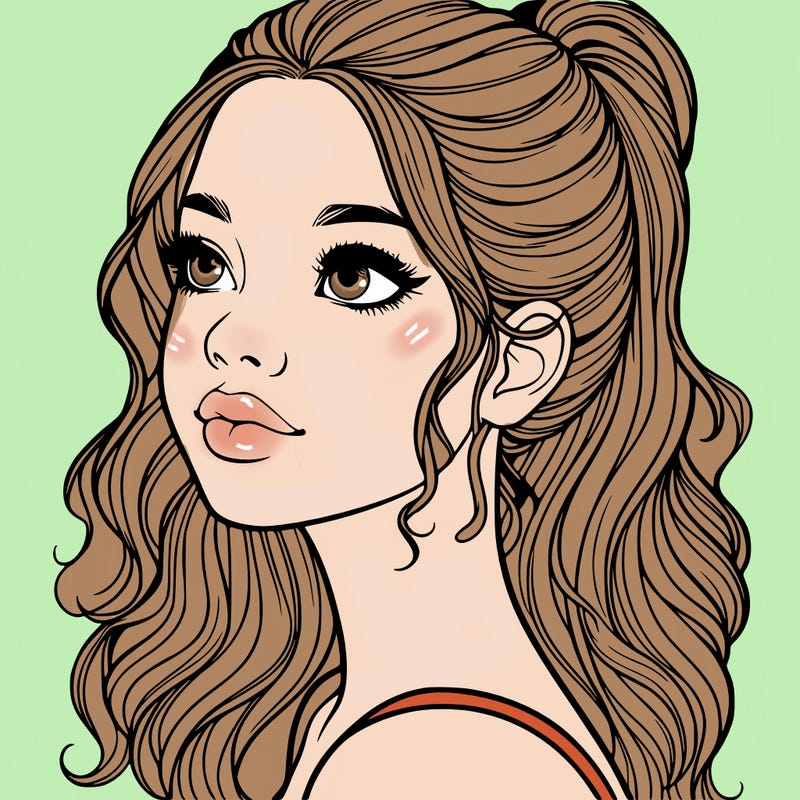 beautiful realistic girl