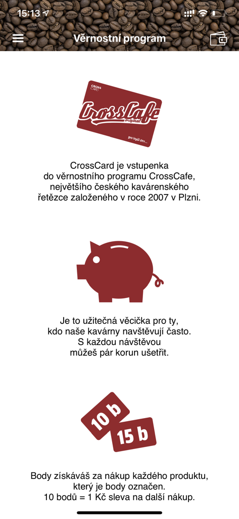 CrossCard - Übersicht über die Vorteile des CrossCard-Treueprogramms und die Prämienpunkte