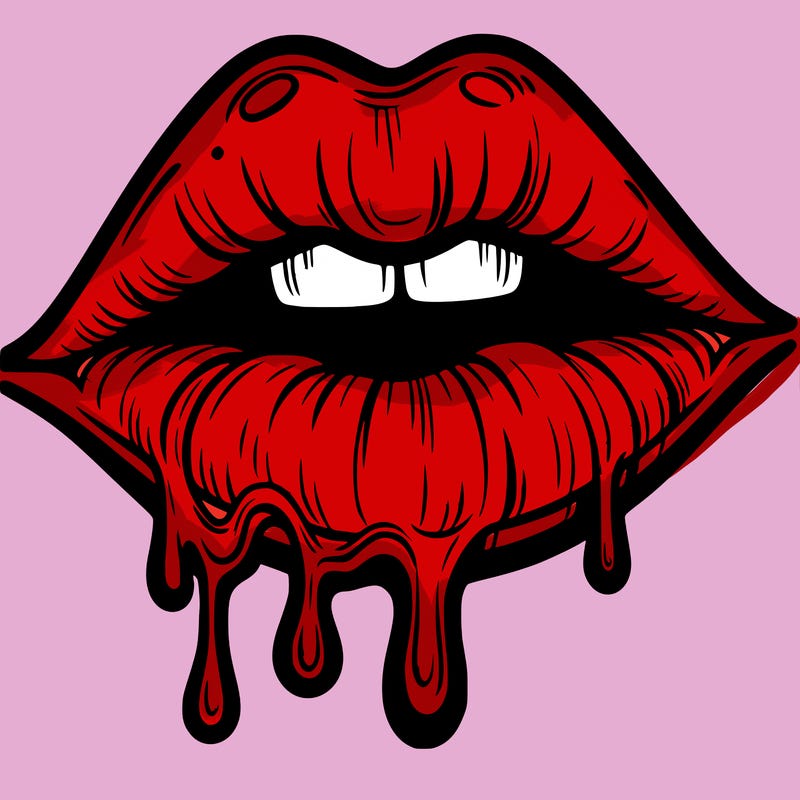 lips that look realistic and drip