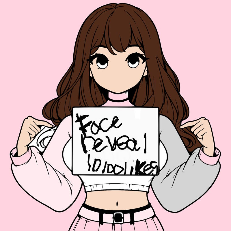 girl holding a blank sign in a long sleeve crop top