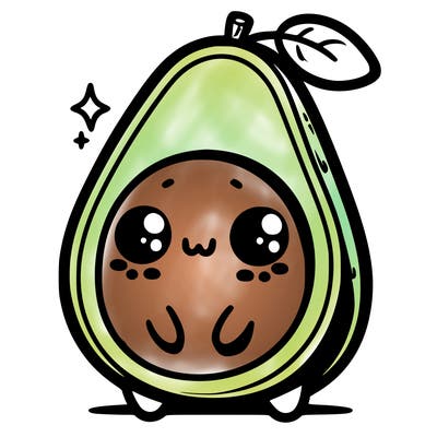 cute avocado