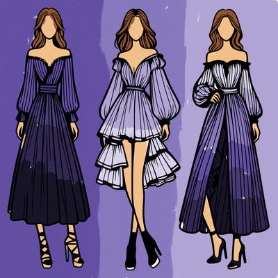 fashion models dresses