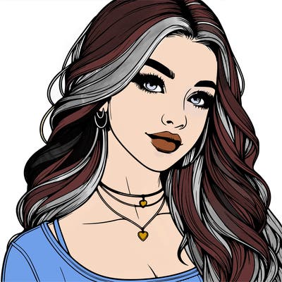 detailed realistic girl