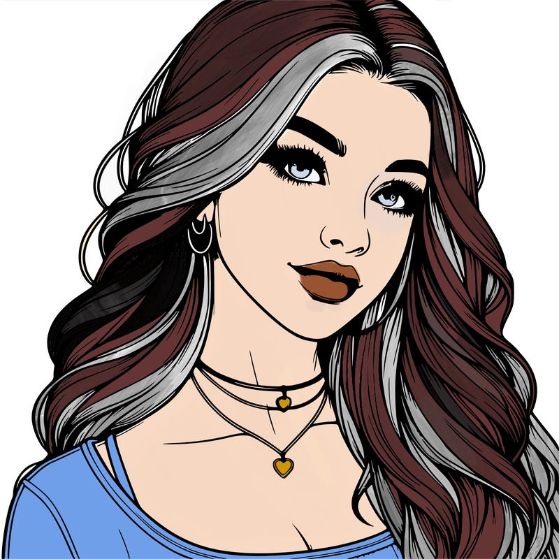 detailed realistic girl