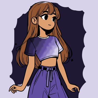 girl in a cute crop top