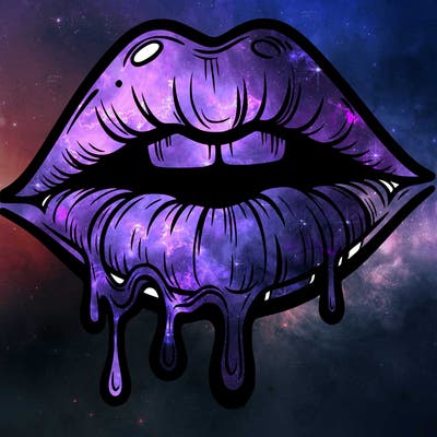 lips that look realistic and drip