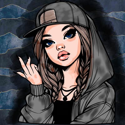 realistic hip hop girl