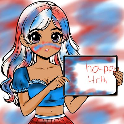 realistic pretty girl holding blank sign