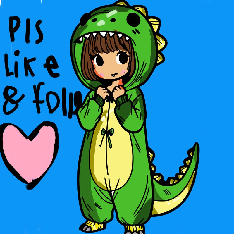 dino onesies on girl
