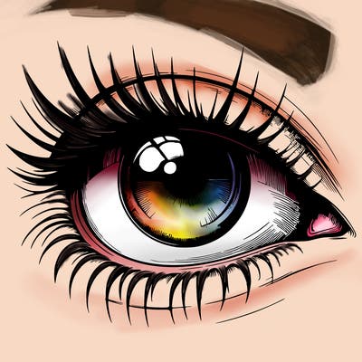realistic eye