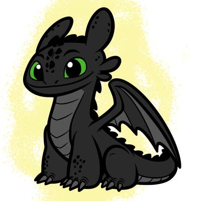 toothless the dragon