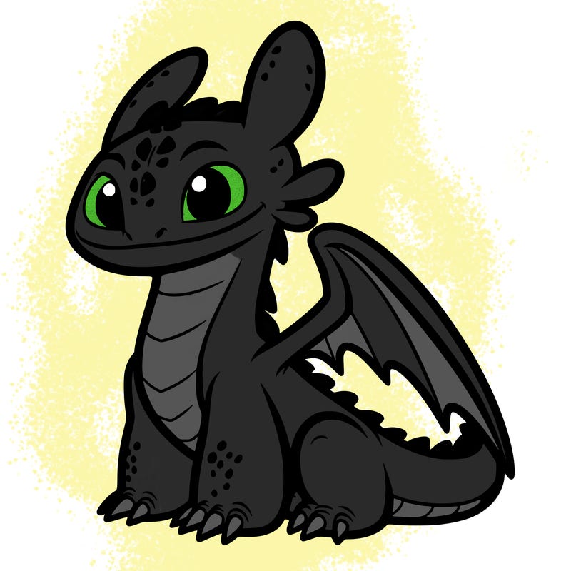 toothless the dragon