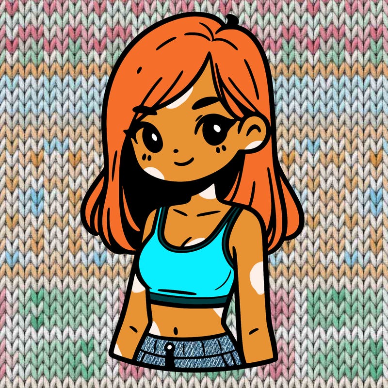 girl with crop top