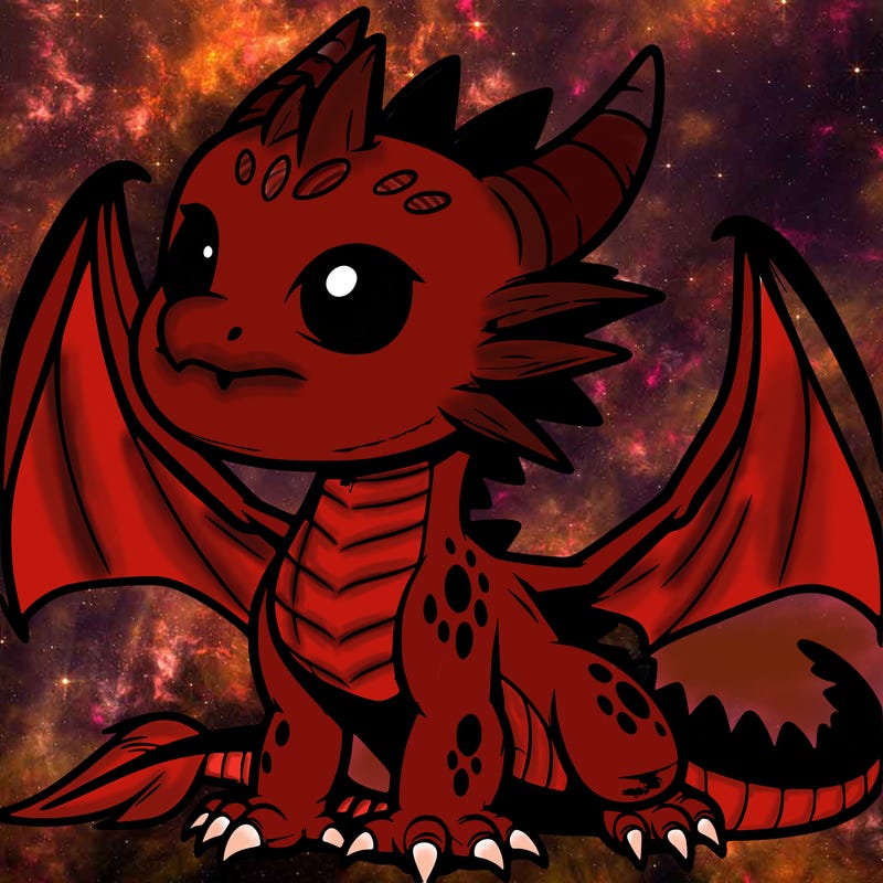 fierce baby night dragon
