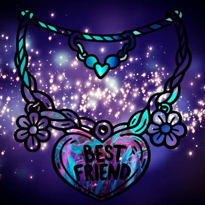 best friend necklace