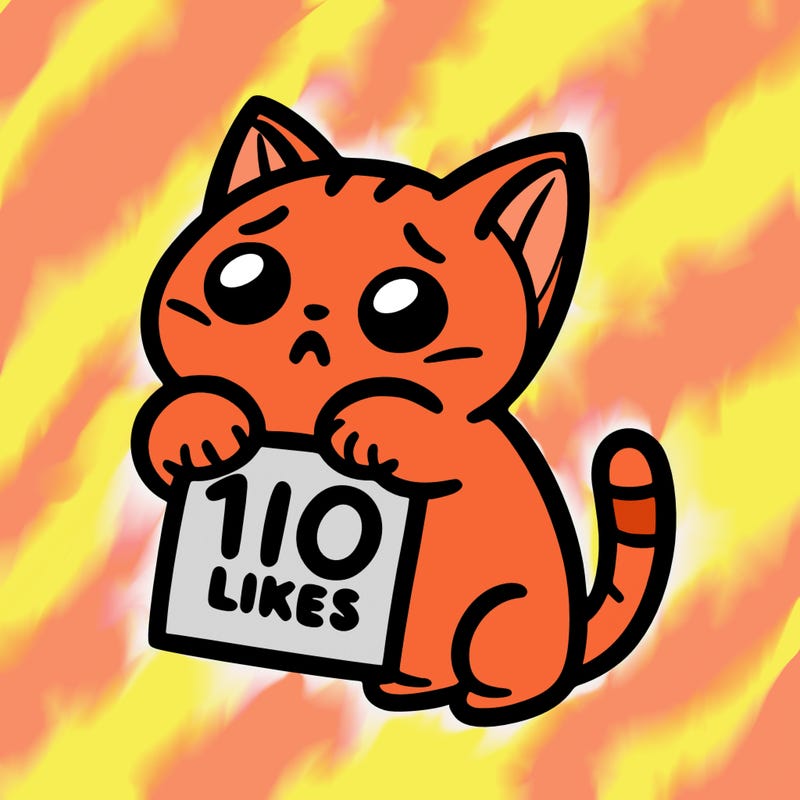 a cat begging for 10 likes