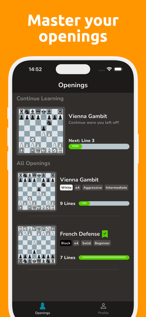 Openit | Master Chess Openings with Gamified Daily Training