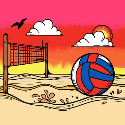beach volleyball