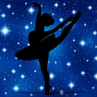 ballerina in a graceful arch