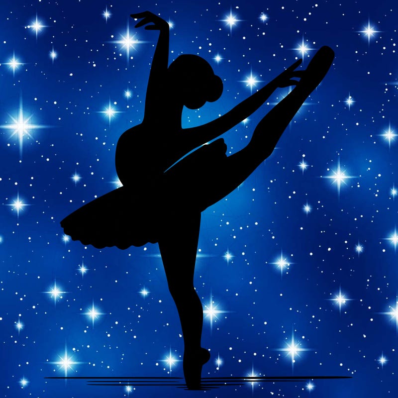 ballerina in a graceful arch