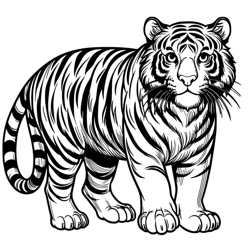 realistic tiger