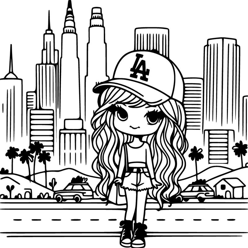 los angles girl