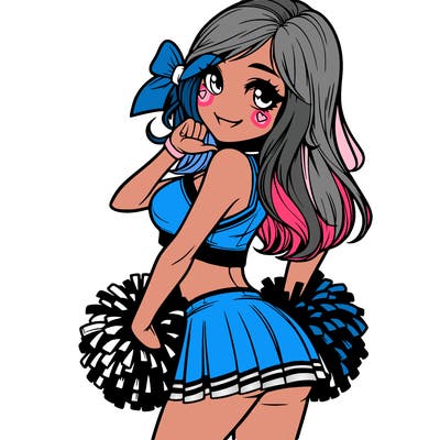 realistic cheerleader