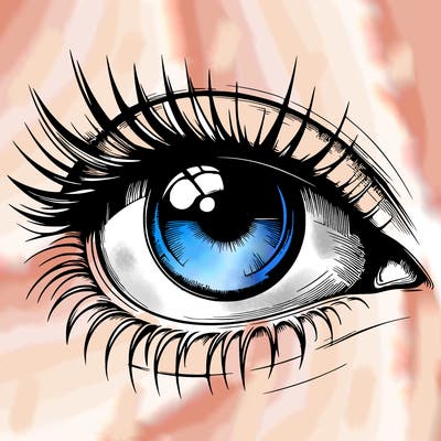 realistic eye