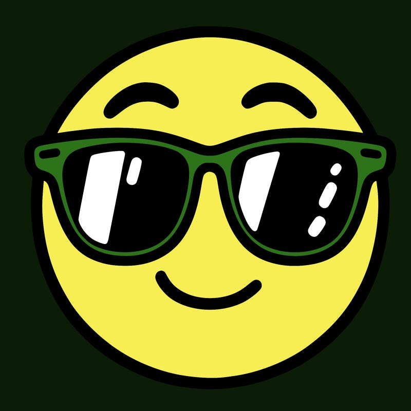 emoji with sunglasses
