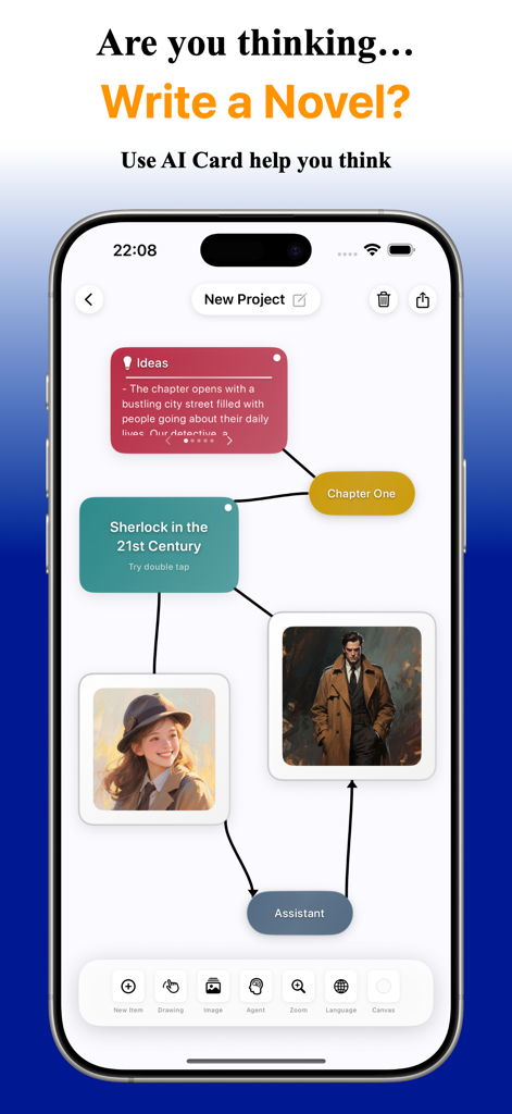 Thinker - AI Mindmap, Ideacard - Graphics & Design App | MWM