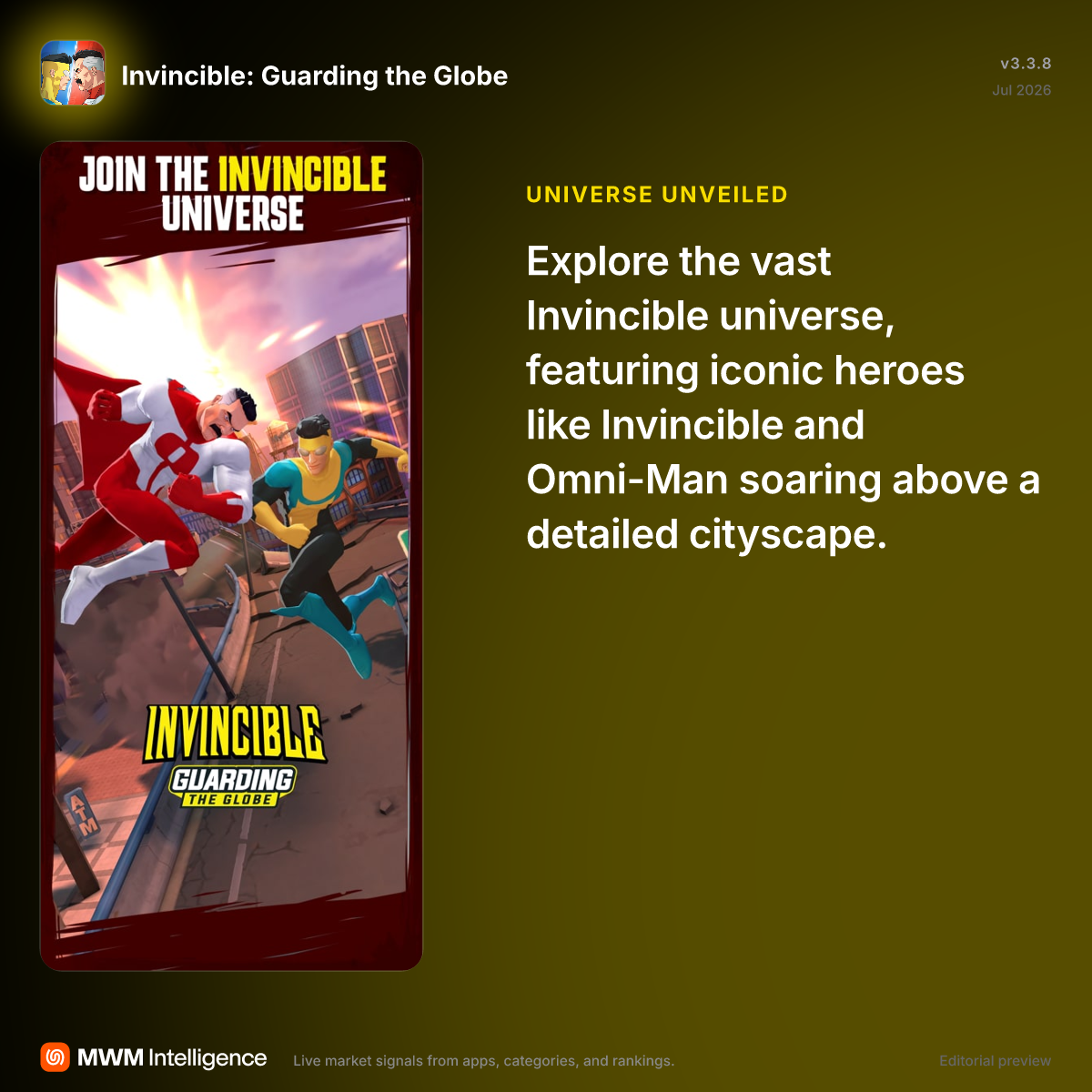 Invincible: Guarding the Globe - Games App | MWM